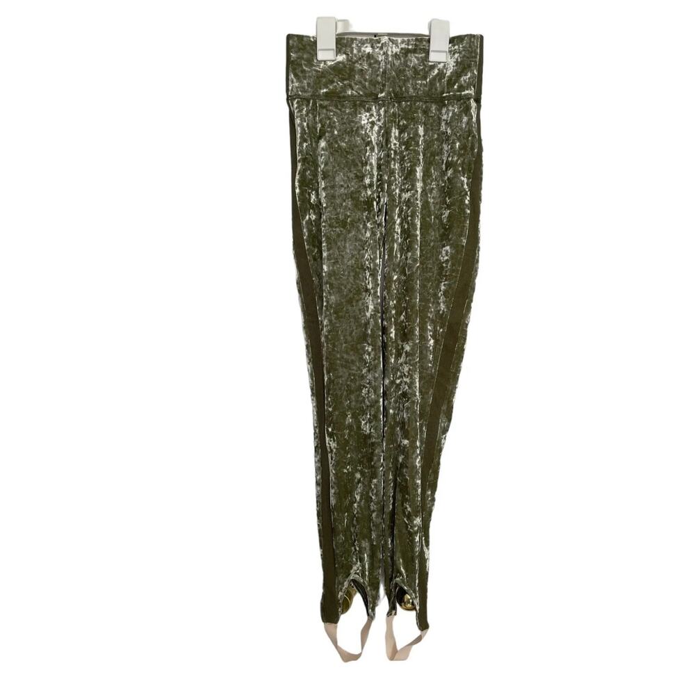 We are HAH Sage My Name Velvet Stirrup Pants Leggings Women Size XS - NWT - Picture 3 of 11